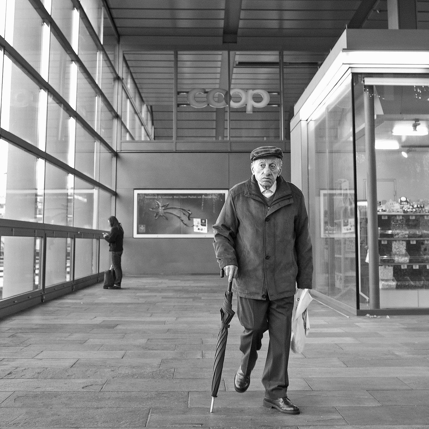 Basel Bahnhof Old Man